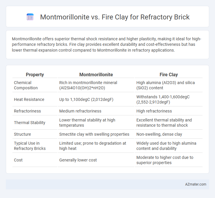 Montmorillonite vs. Fire Clay for Refractory Brick - What is The Difference?