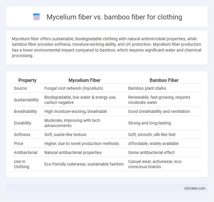 Mycelium fiber vs. bamboo fiber for clothing - What is The Difference?