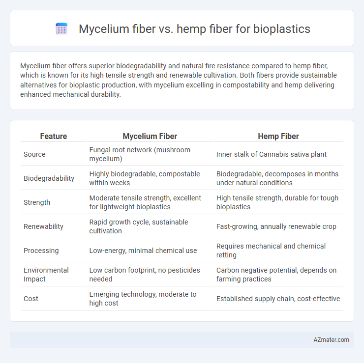 Mycelium fiber vs. hemp fiber for bioplastics - What is The Difference?