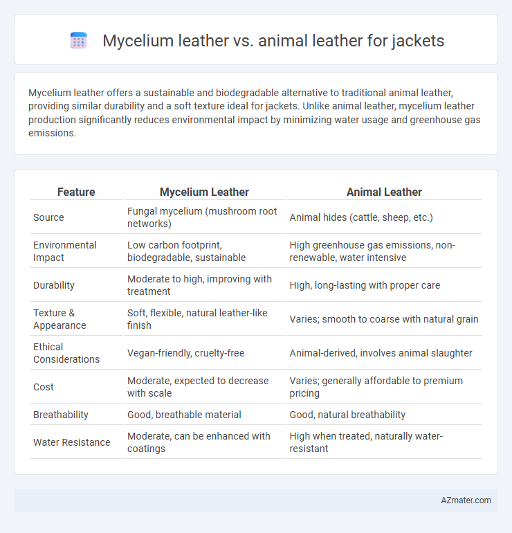 Mycelium leather vs. animal leather for jackets - What is The Difference?