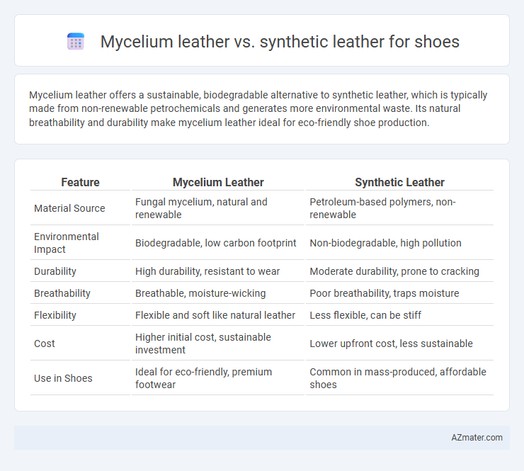 Mycelium leather vs. synthetic leather for shoes - What is The Difference?