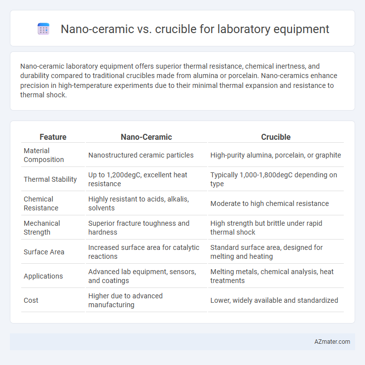 Nano-ceramic vs. crucible for laboratory equipment - What is The Difference?