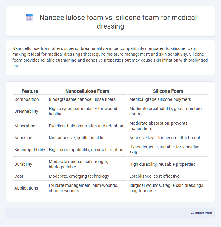 Nanocellulose foam vs. silicone foam for medical dressing - What is The Difference?
