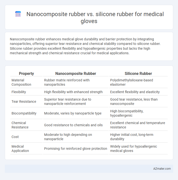 Nanocomposite rubber vs. silicone rubber for medical gloves - What is The Difference?