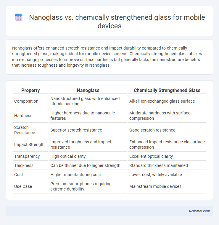 Nanoglass vs. chemically strengthened glass for mobile devices - What is The Difference?