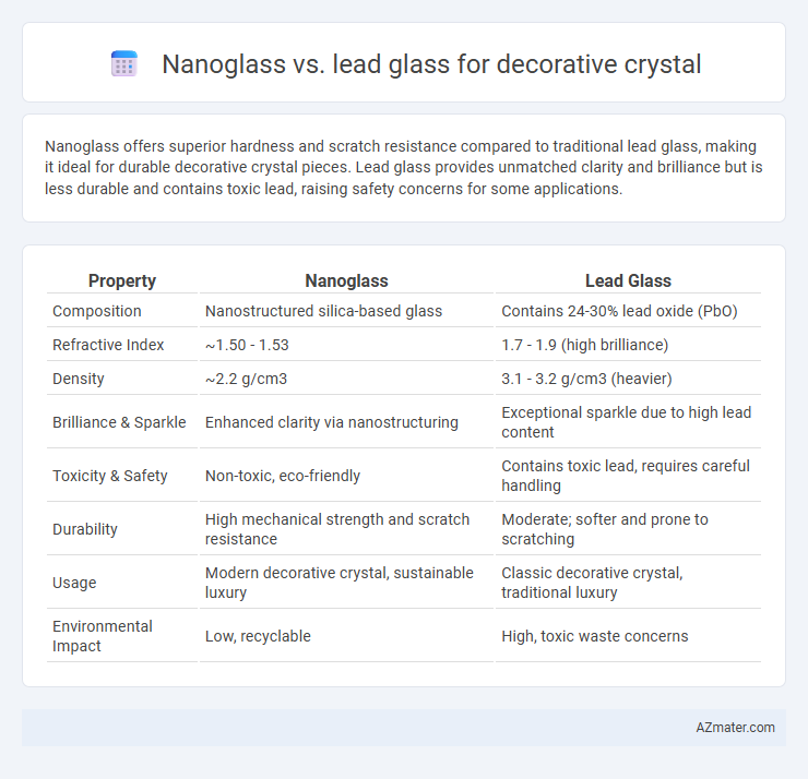 Nanoglass vs. lead glass for decorative crystal - What is The Difference?