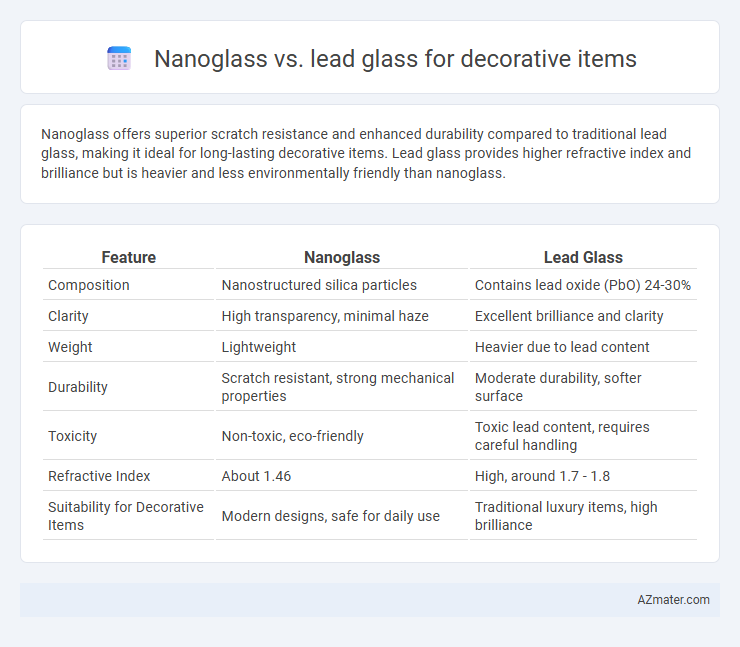 Nanoglass vs. lead glass for decorative items - What is The Difference?