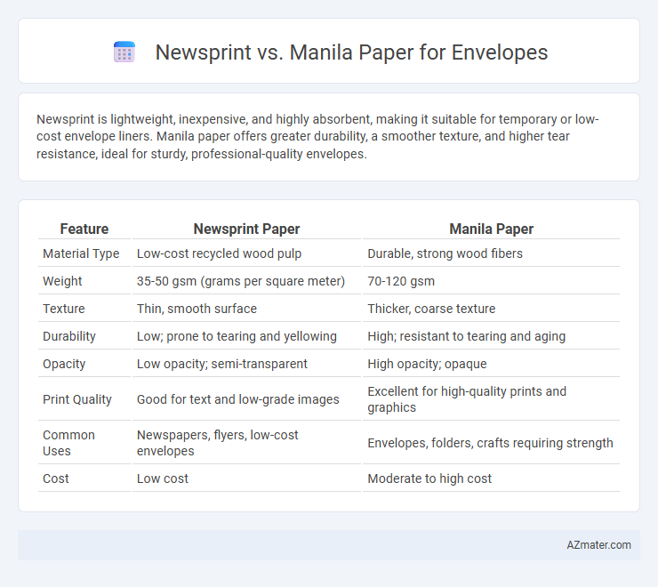 Newsprint vs. Manila Paper for Envelopes - What is The Difference?