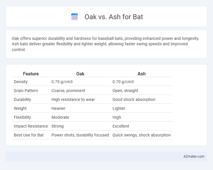 Oak vs. Ash for Bat - What is The Difference?