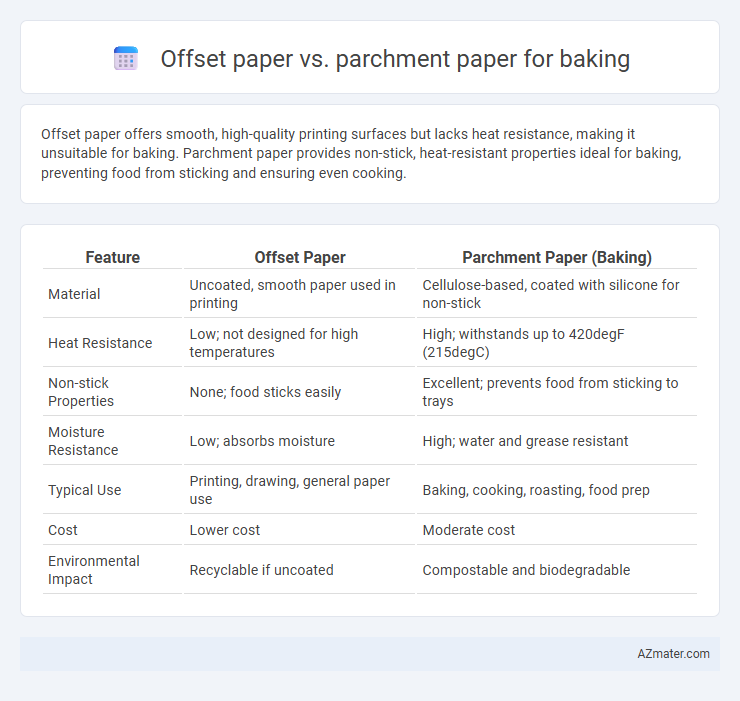 Offset paper vs. parchment paper for baking - What is The Difference?