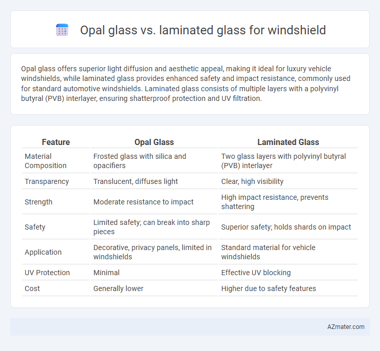 Opal glass vs. laminated glass for windshield - What is The Difference?