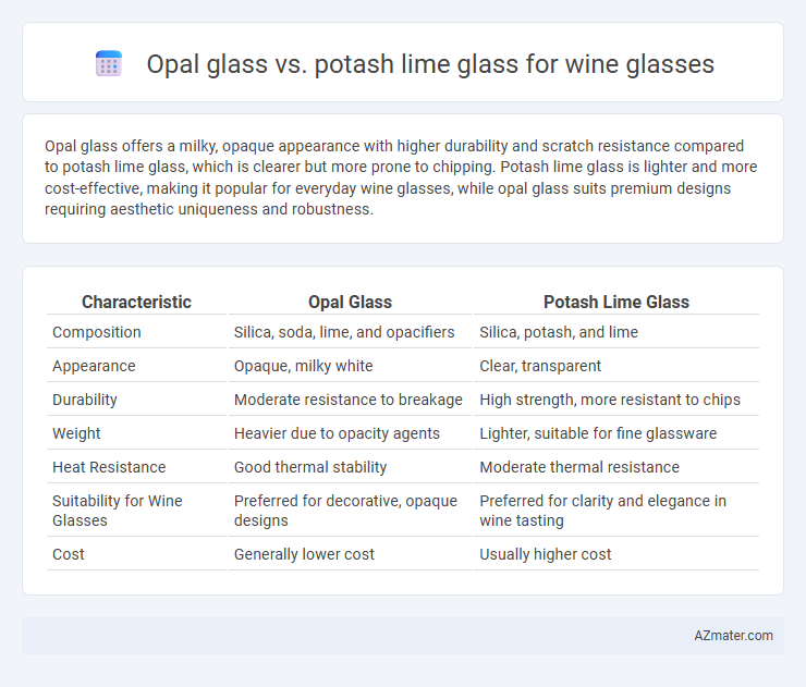 Opal glass vs. potash lime glass for wine glasses - What is The Difference?
