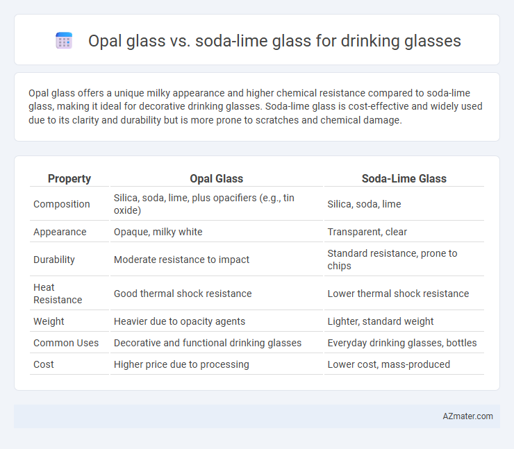 Opal glass vs. soda-lime glass for drinking glasses - What is The Difference?