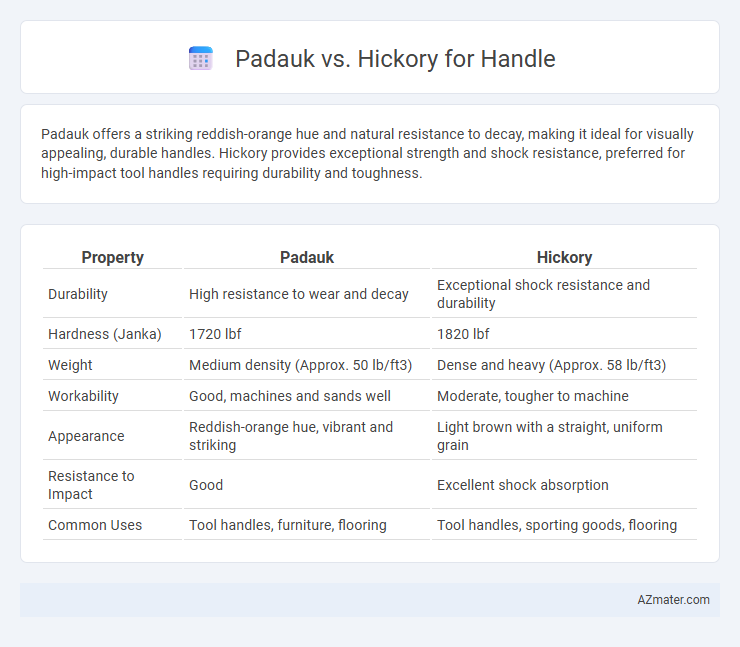 Padauk vs. Hickory for Handle - What is The Difference?