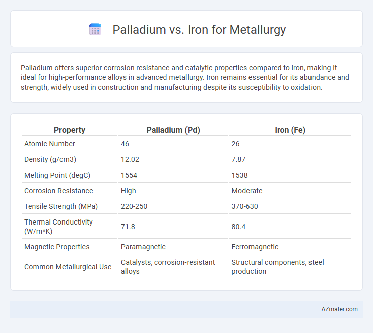 Palladium vs. Iron for Metallurgy - What is The Difference?