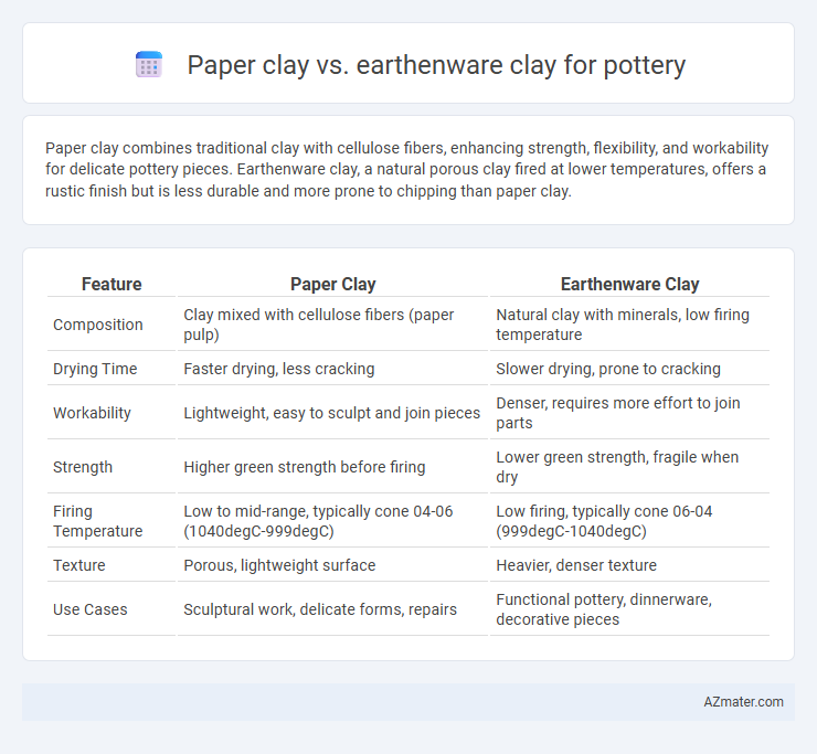 Paper clay vs. earthenware clay for pottery - What is The Difference?