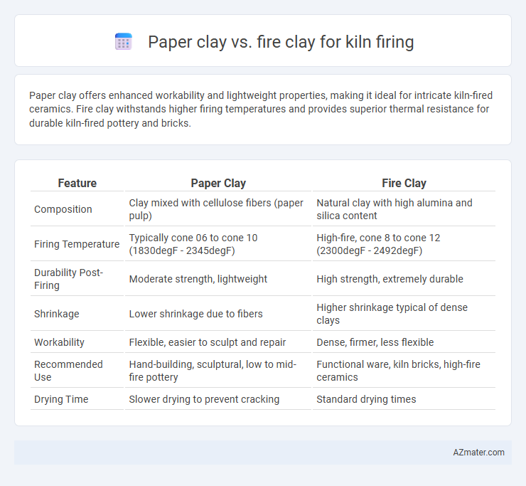 Paper clay vs. fire clay for kiln firing - What is The Difference?