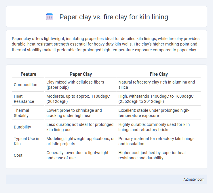 Paper clay vs. fire clay for kiln lining - What is The Difference?