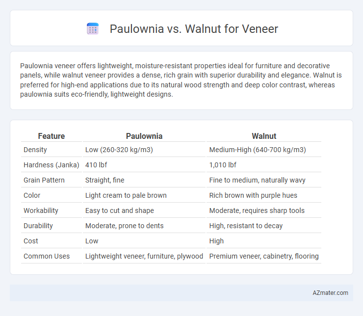Paulownia vs. Walnut for Veneer - What is The Difference?