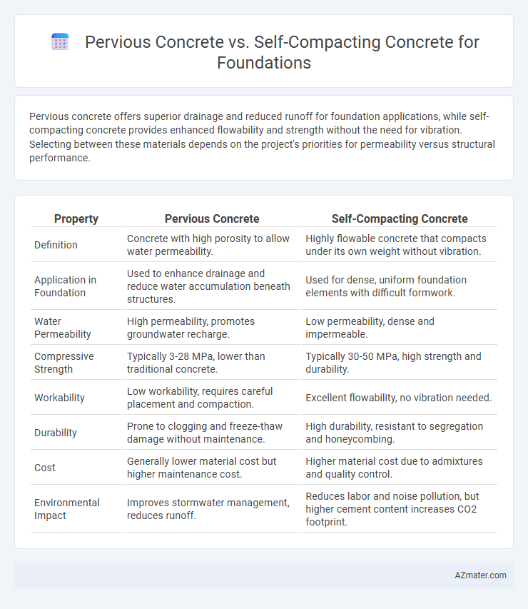 Pervious Concrete vs. Self-Compacting Concrete for Foundations - What is The Difference?
