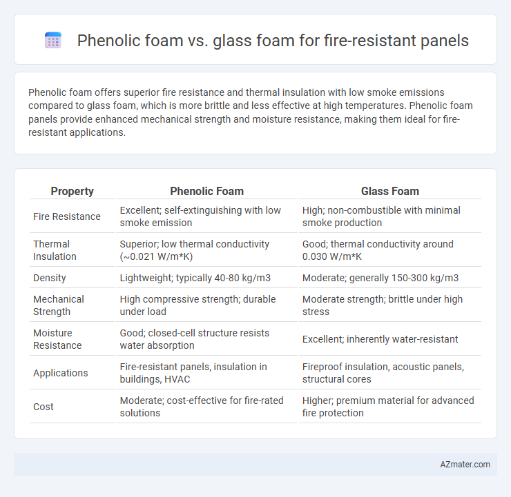 Phenolic foam vs. glass foam for fire-resistant panels - What is The Difference?