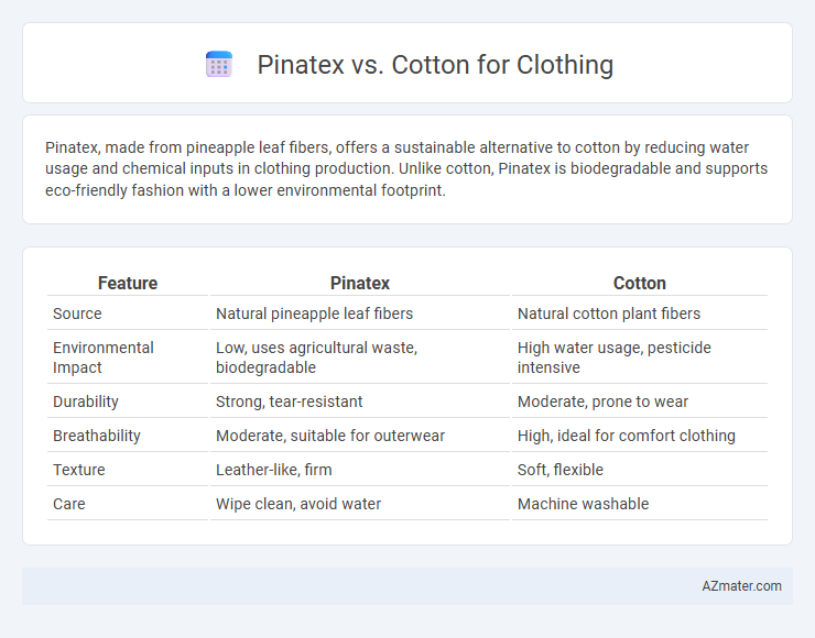 Pinatex vs. Cotton for Clothing - What is The Difference?