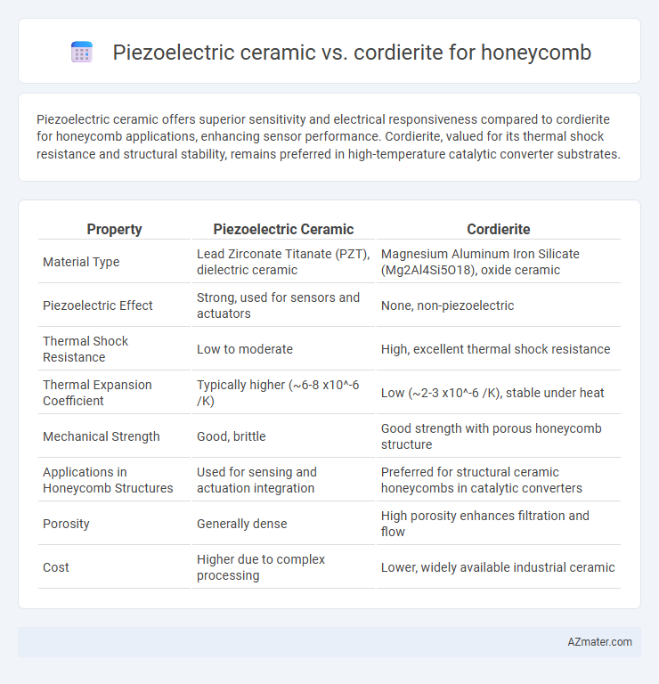 Piezoelectric ceramic vs. cordierite for honeycomb - What is The Difference?