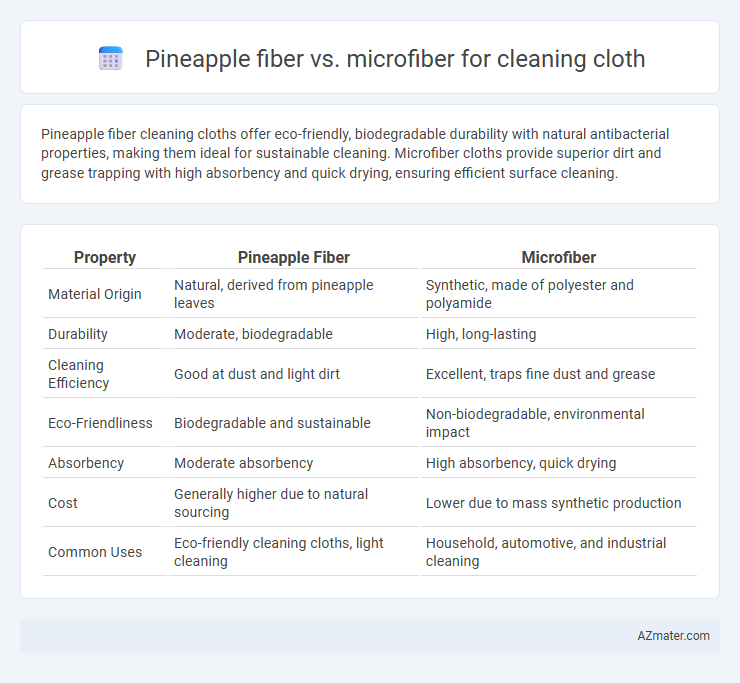Pineapple fiber vs. microfiber for cleaning cloth - What is The Difference?