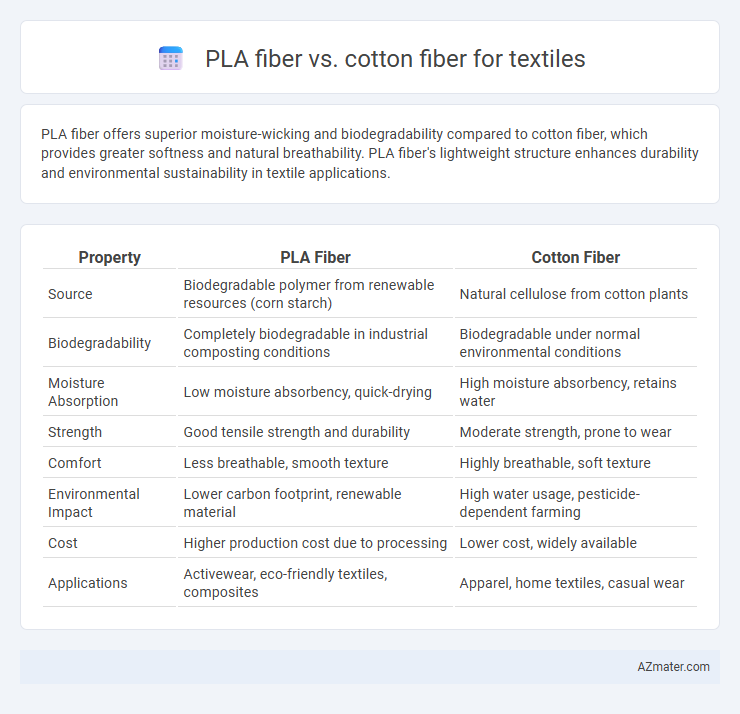 PLA fiber vs. cotton fiber for textiles - What is The Difference?