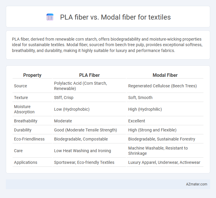 PLA fiber vs. Modal fiber for textiles - What is The Difference?