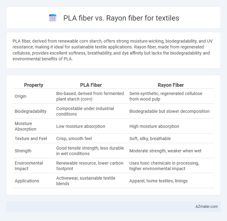 PLA fiber vs. Rayon fiber for textiles - What is The Difference?
