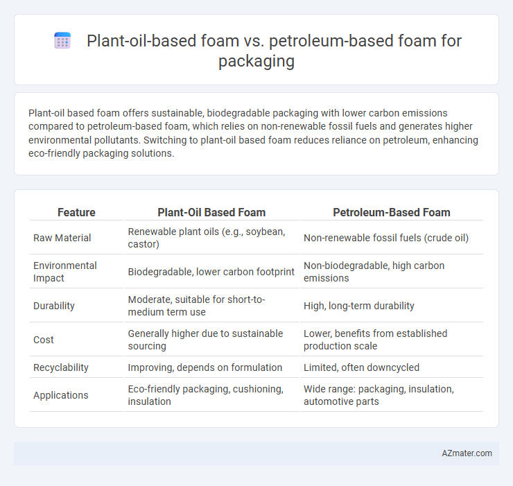 Plant-oil-based foam vs. petroleum-based foam for packaging - What is The Difference?