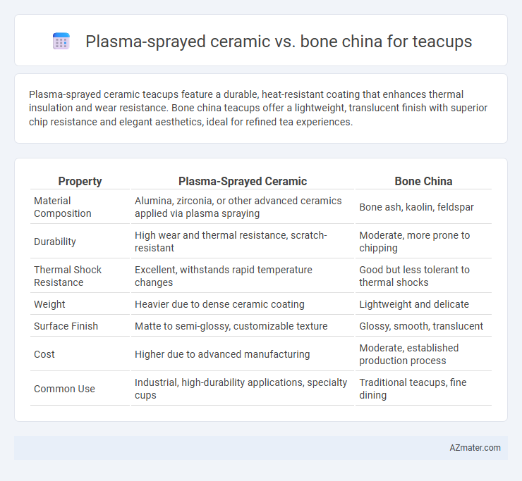 Plasma-sprayed ceramic vs. bone china for teacups - What is The Difference?