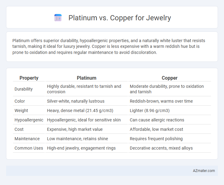 Platinum vs. Copper for Jewelry - What is The Difference?