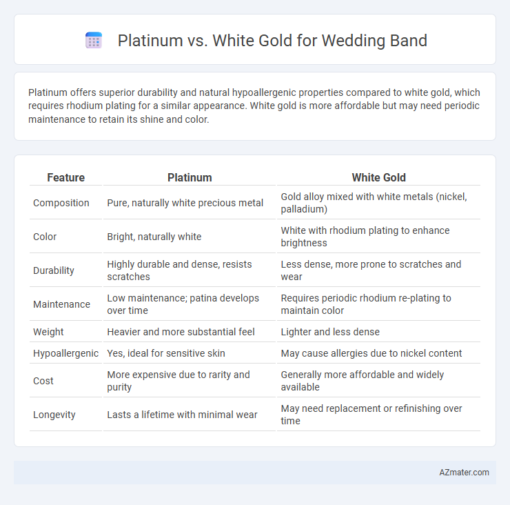 Platinum vs. White Gold for Wedding Band - What is The Difference?