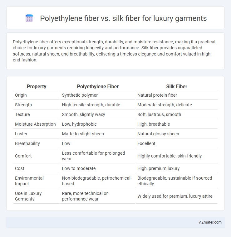 Polyethylene fiber vs. silk fiber for luxury garments - What is The Difference?