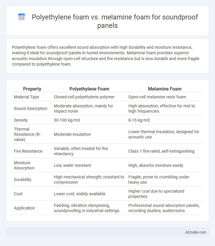 Polyethylene foam vs. melamine foam for soundproof panels - What is The Difference?