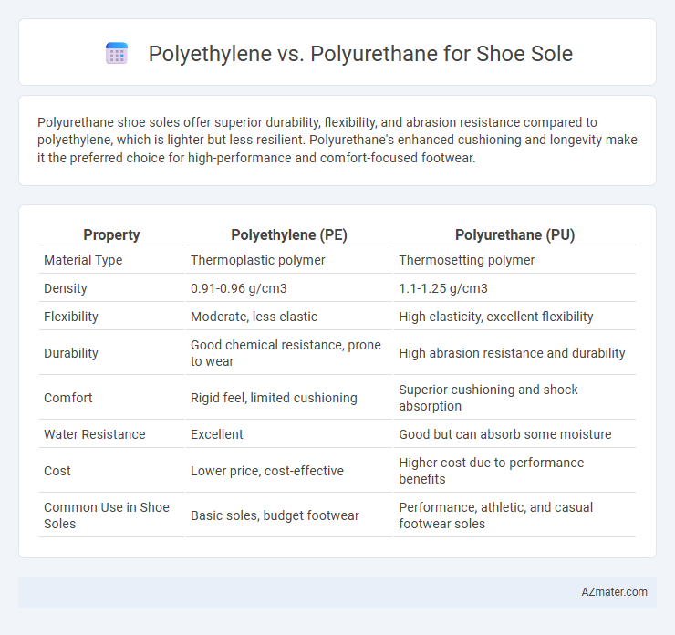 Polyethylene vs. Polyurethane for Shoe Sole - What is The Difference?