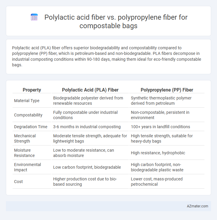 Polylactic acid fiber vs. polypropylene fiber for compostable bags - What is The Difference?