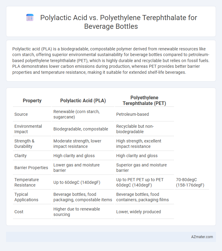 Polylactic Acid vs. Polyethylene Terephthalate for Beverage Bottles - What is The Difference?