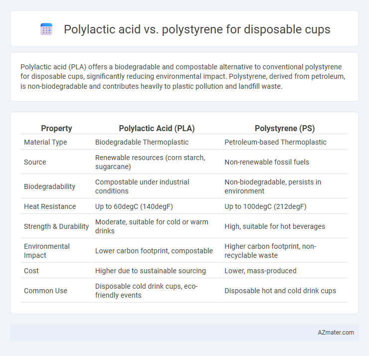 Polylactic acid vs. polystyrene for disposable cups - What is The Difference?