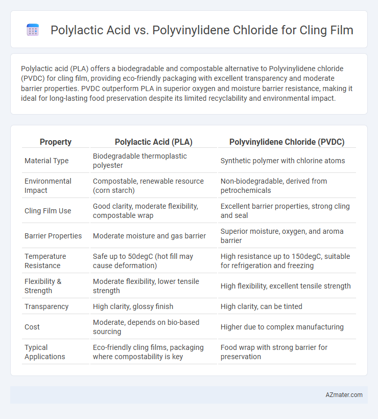 Polylactic Acid vs. Polyvinylidene Chloride for Cling Film - What is The Difference?