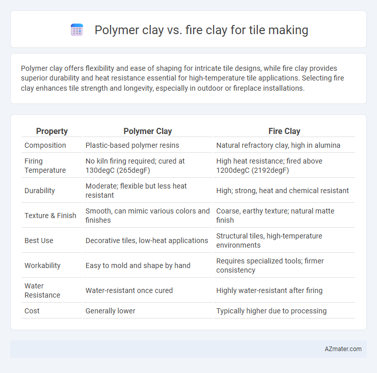 Polymer clay vs. fire clay for tile making - What is The Difference?