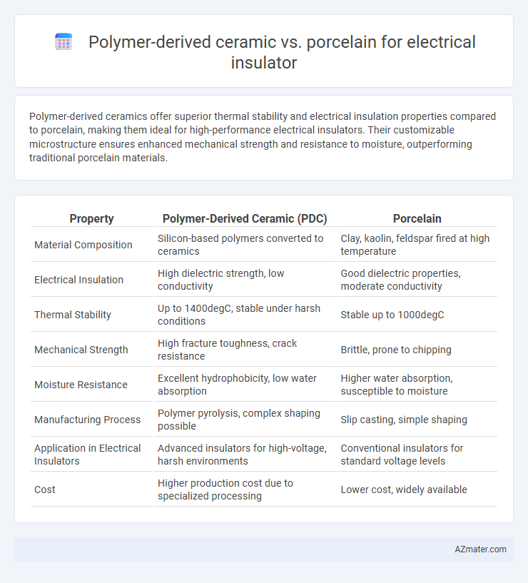 Polymer-derived ceramic vs. porcelain for electrical insulator - What is The Difference?