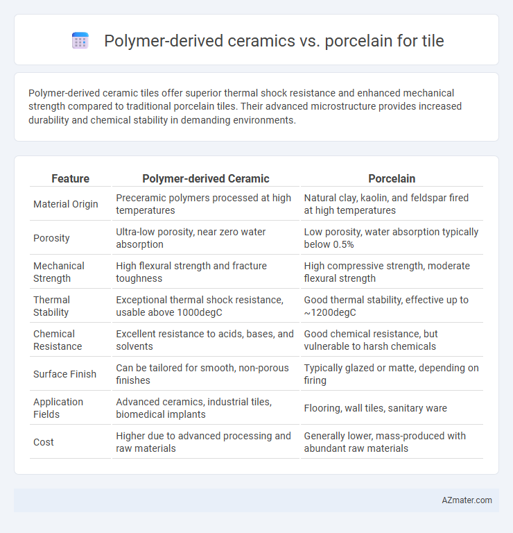 Polymer-derived ceramics vs. porcelain for tile - What is The Difference?
