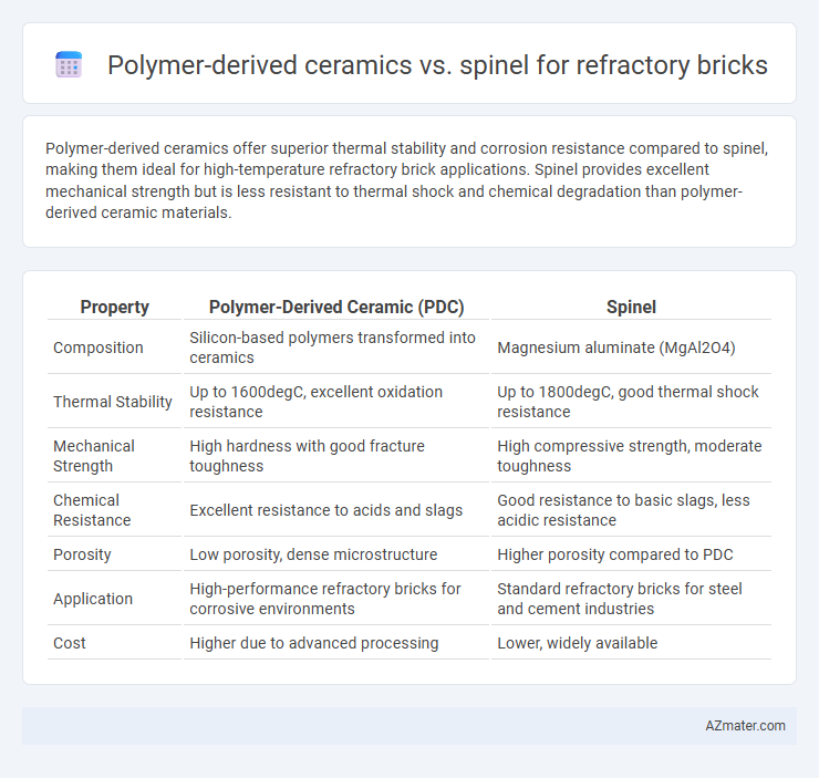 Polymer-derived ceramics vs. spinel for refractory bricks - What is The Difference?