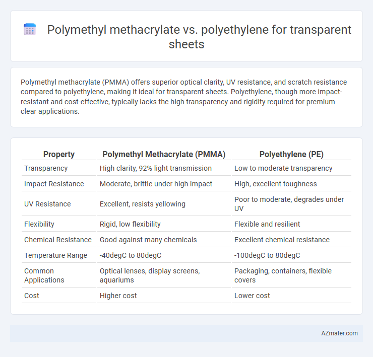 Polymethyl methacrylate vs. polyethylene for transparent sheets - What is The Difference?