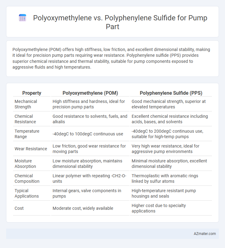 Polyoxymethylene vs. Polyphenylene Sulfide for Pump Part - What is The Difference?