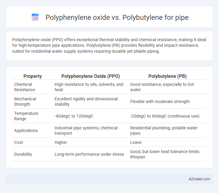 Polyphenylene oxide vs. Polybutylene for pipe - What is The Difference?