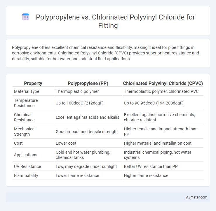 Polypropylene vs. Chlorinated Polyvinyl Chloride for Fitting - What is The Difference?